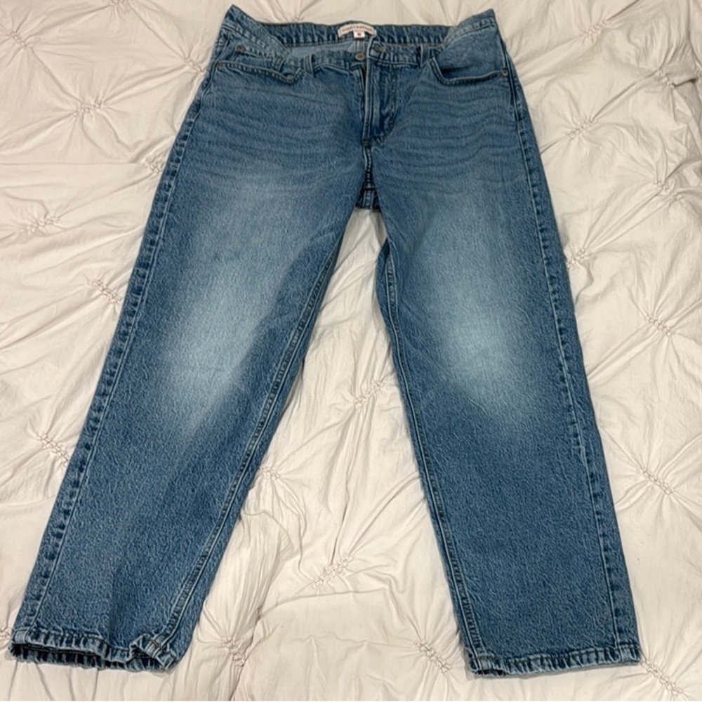 Lucky Brand Blue Boyfriend Jeans with Relaxed Fit